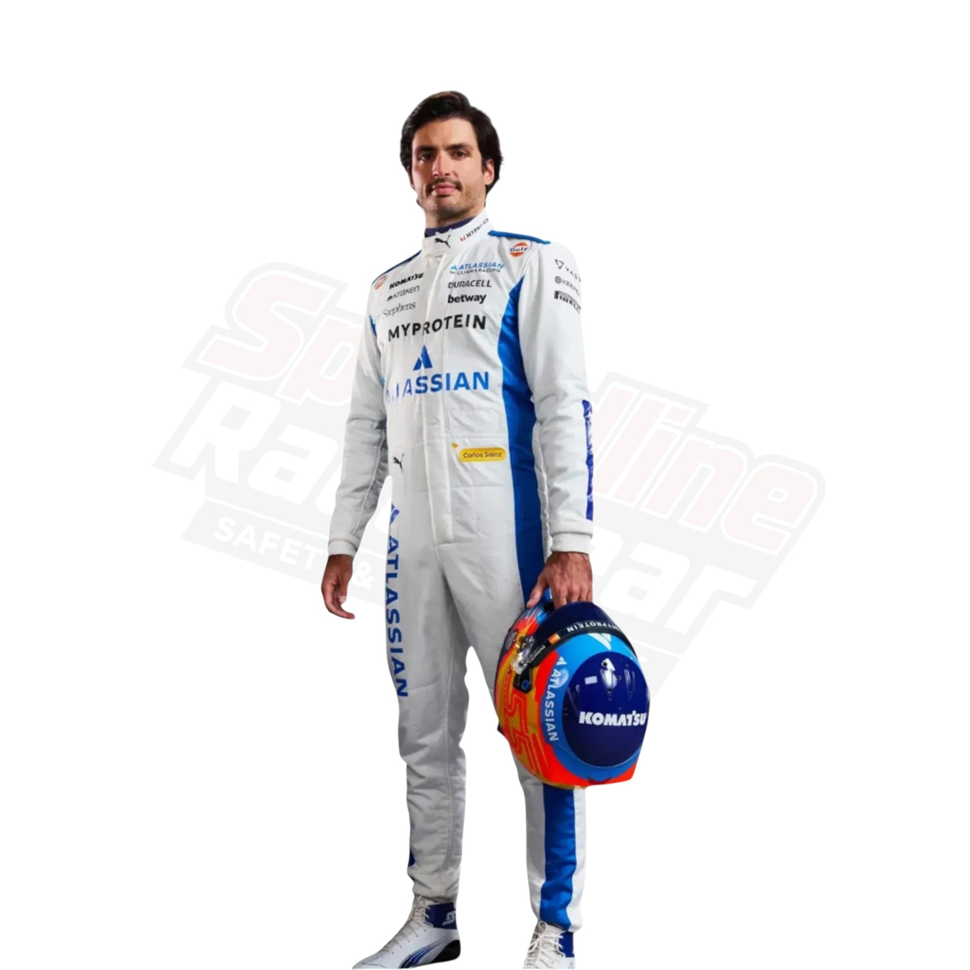 Williams Racing 2025 Carlos Sainz F1 Replica Suit