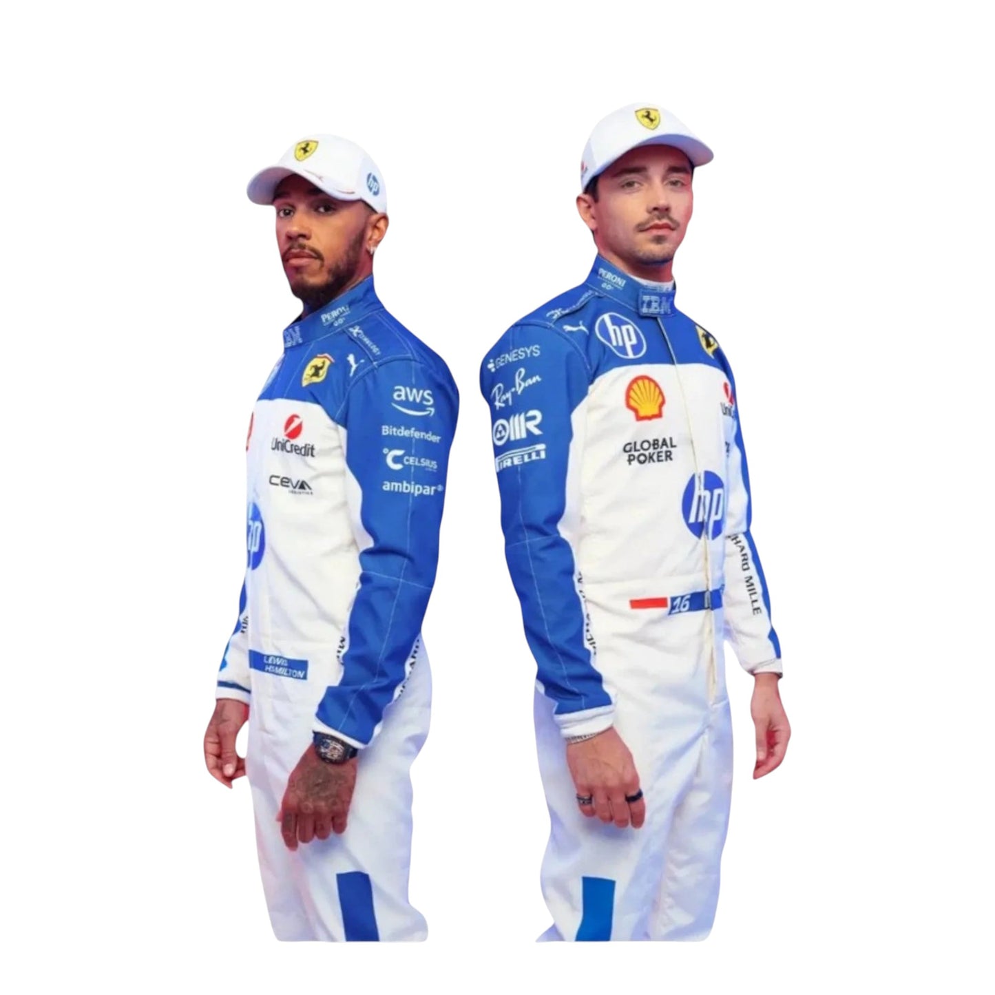 2025 Charles Leclerc Scuderia Ferrari Miami GP F1 Race Suit