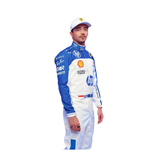 2025 Charles Leclerc Scuderia Ferrari Miami GP F1 Race Suit