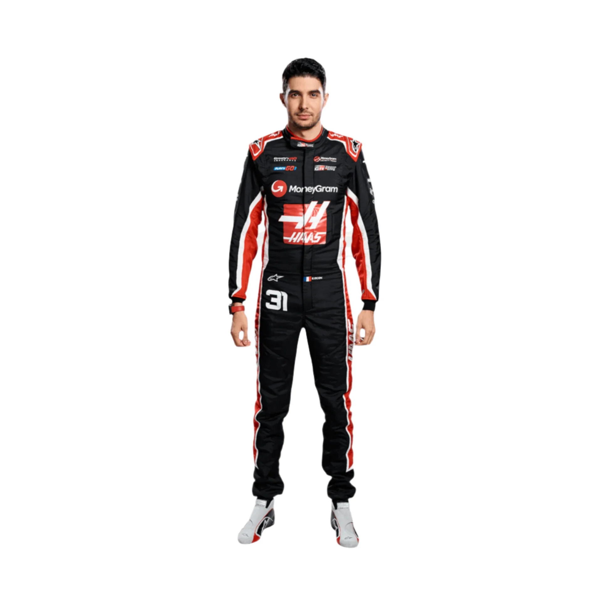 2025 Esteban Ocon Haas F1 Team Race Suit – Official Formula 1 Edition