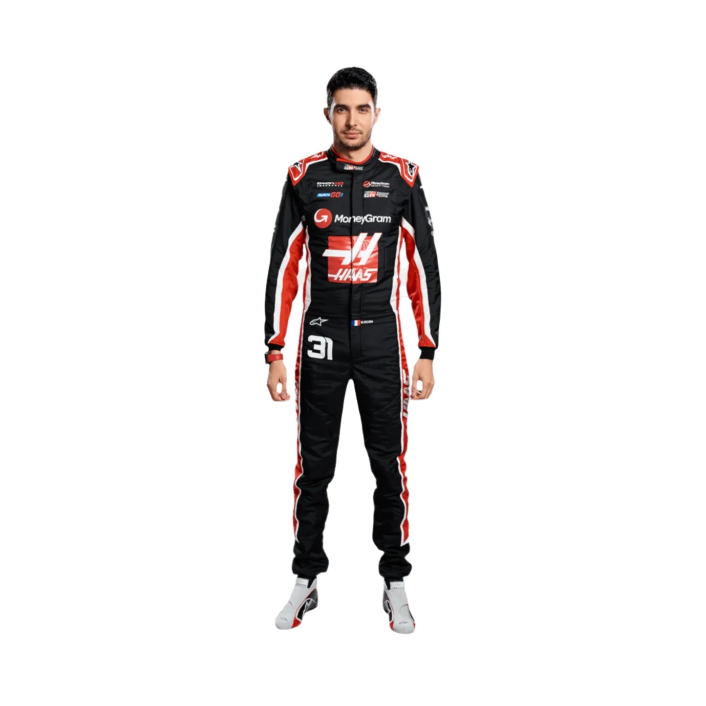 2025 Esteban Ocon Haas F1 Team Race Suit – Official Formula 1 Edition