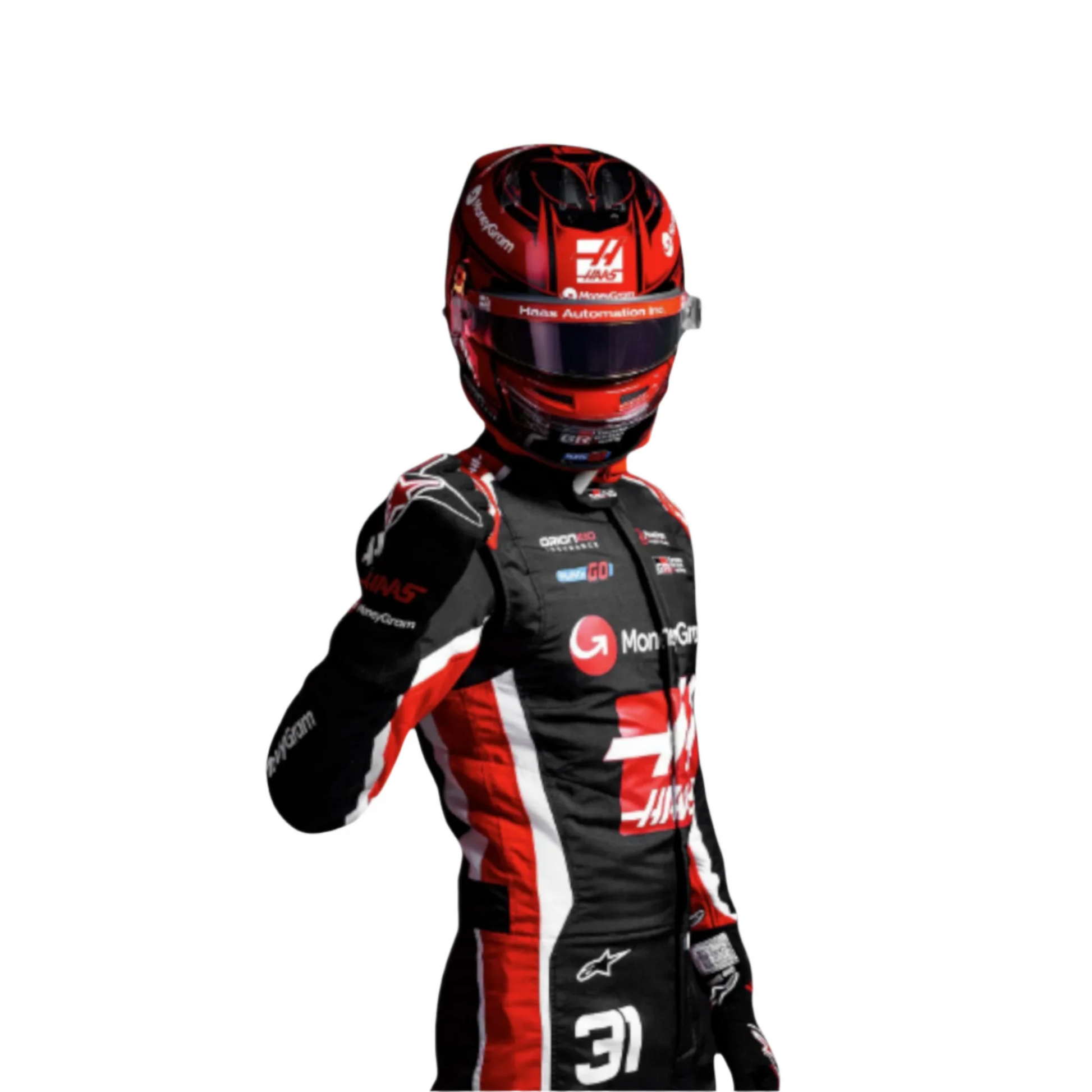 2025 Esteban Ocon Haas F1 Team Race Suit – Official Formula 1 Edition