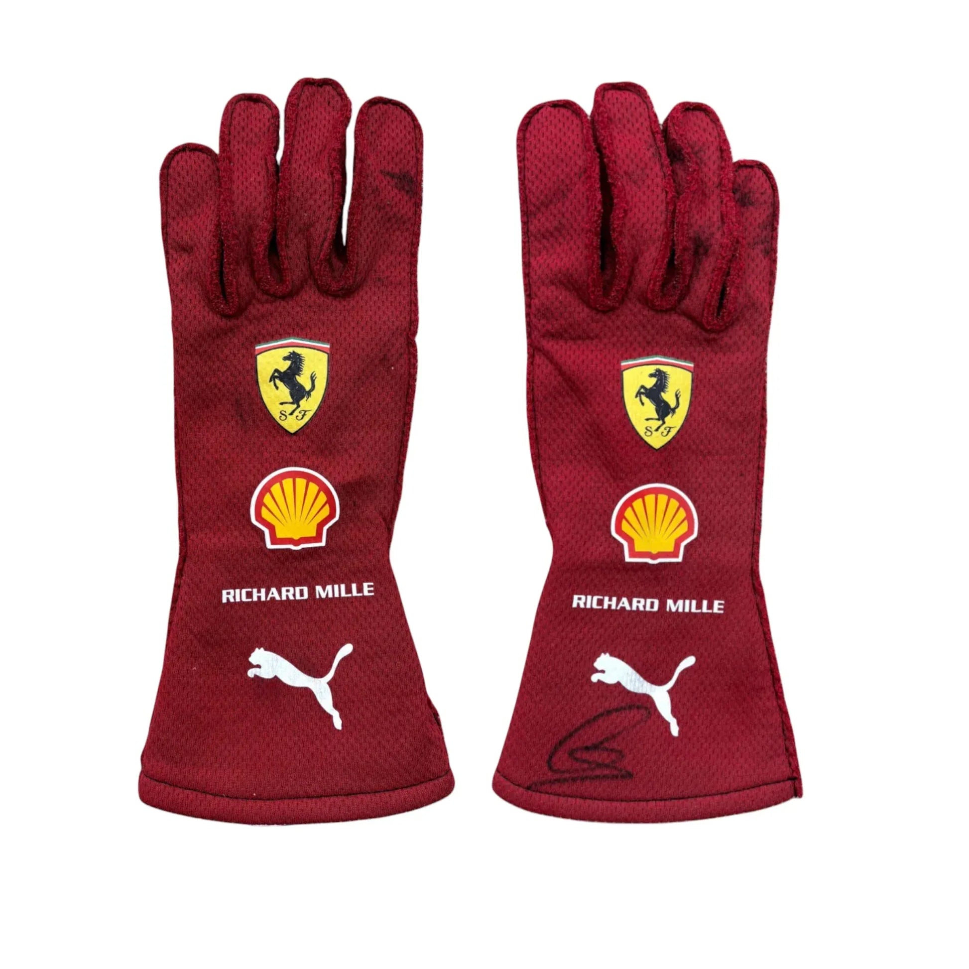 2025 Lewis Hamilton Ferrari F1 Race Gloves Replica Pro