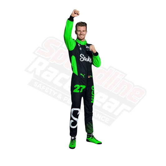 2025 Nico Hülkenberg Kick Sauber F1 race suit front view