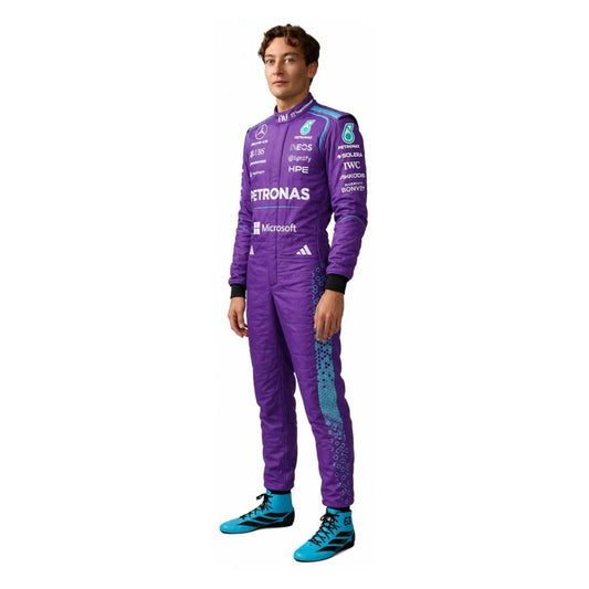 2026 Miami GP Mercedes F1 Racing Suit – Russell & Antonelli SpeedLine Racewear