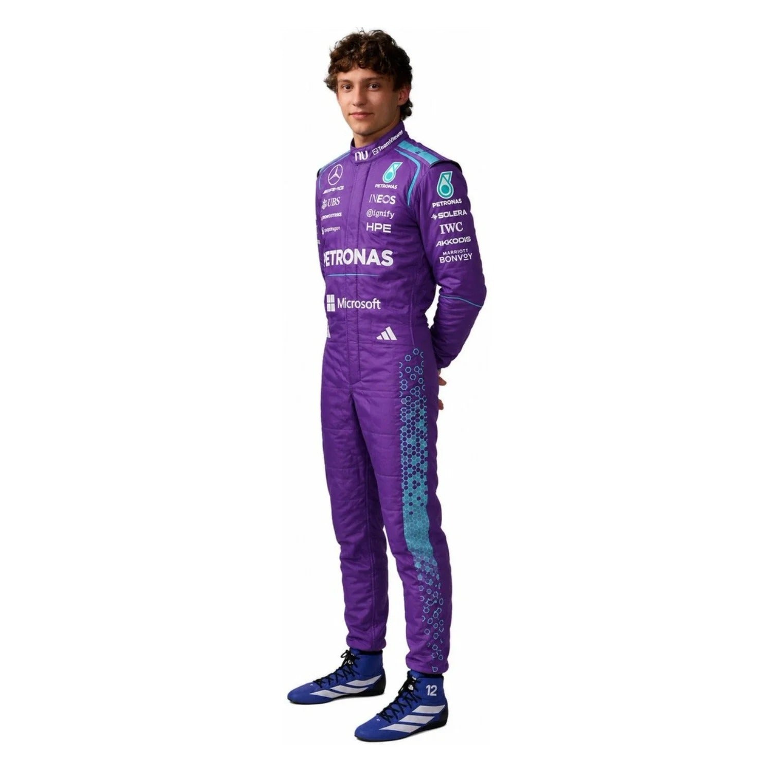 2026 Miami GP Mercedes F1 Racing Suit – Russell & Antonelli SpeedLine Racewear
