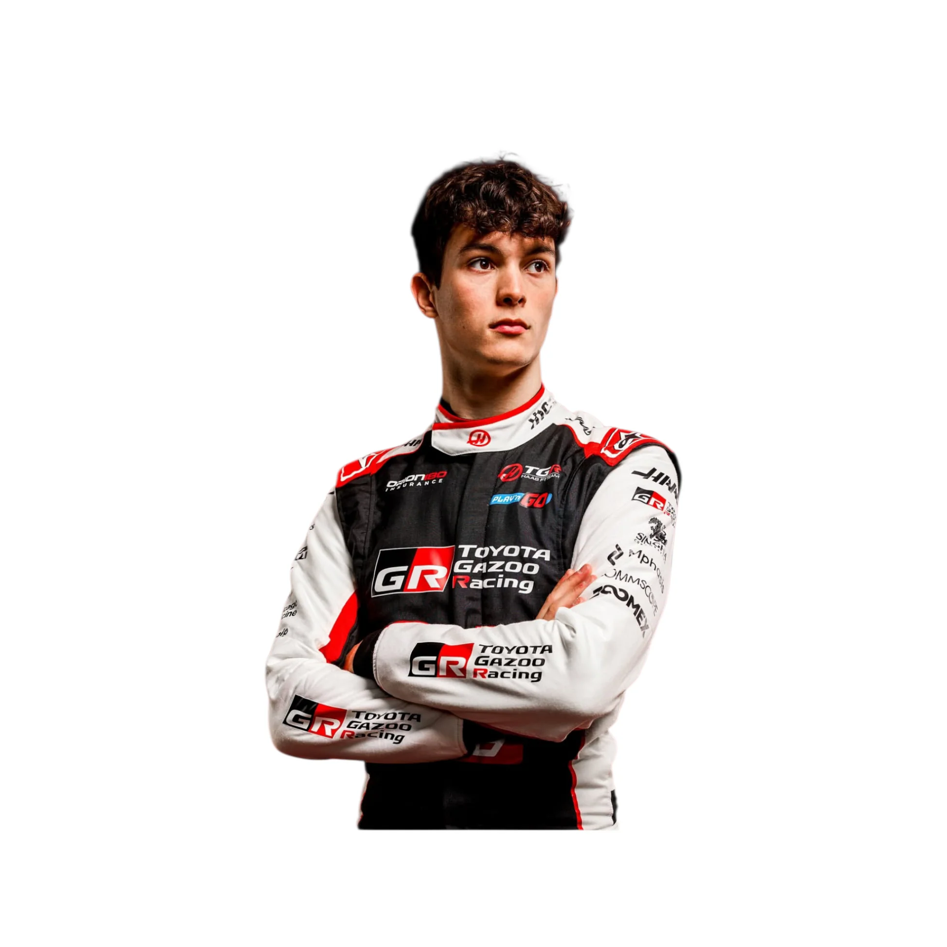 2026 Oliver Bearman Haas F1 Replica Race Suit – Pro Fit