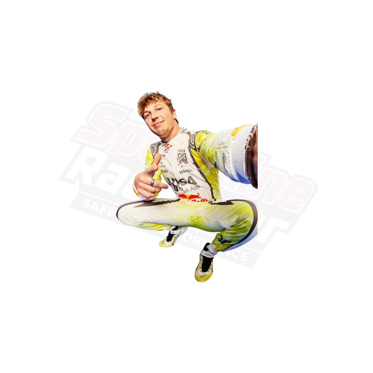 2026 Racing Bulls F1 Vintage Replica Racing Suit – Yellow Edition SpeedLine Racewear
