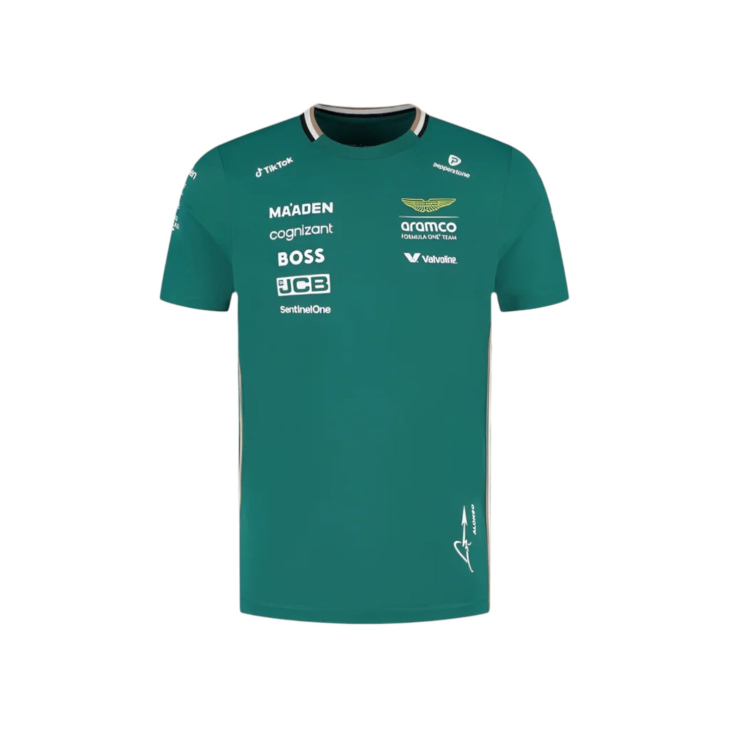 Aston Martin Aramco Formula 1 team shirt details