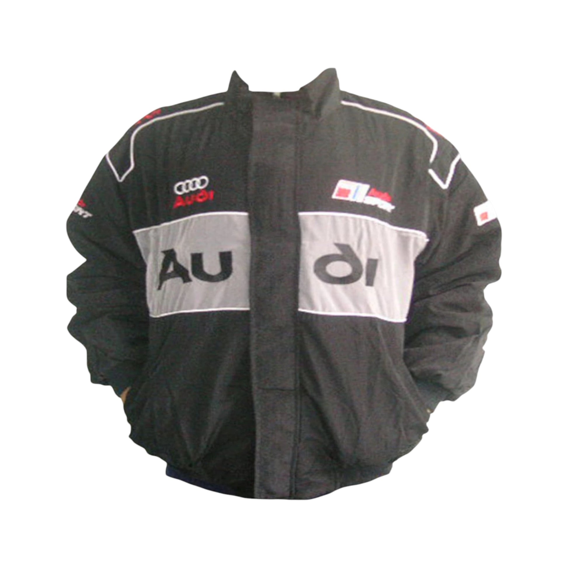 Audi Sport Vintage Racing Jacket Black & Light Gray