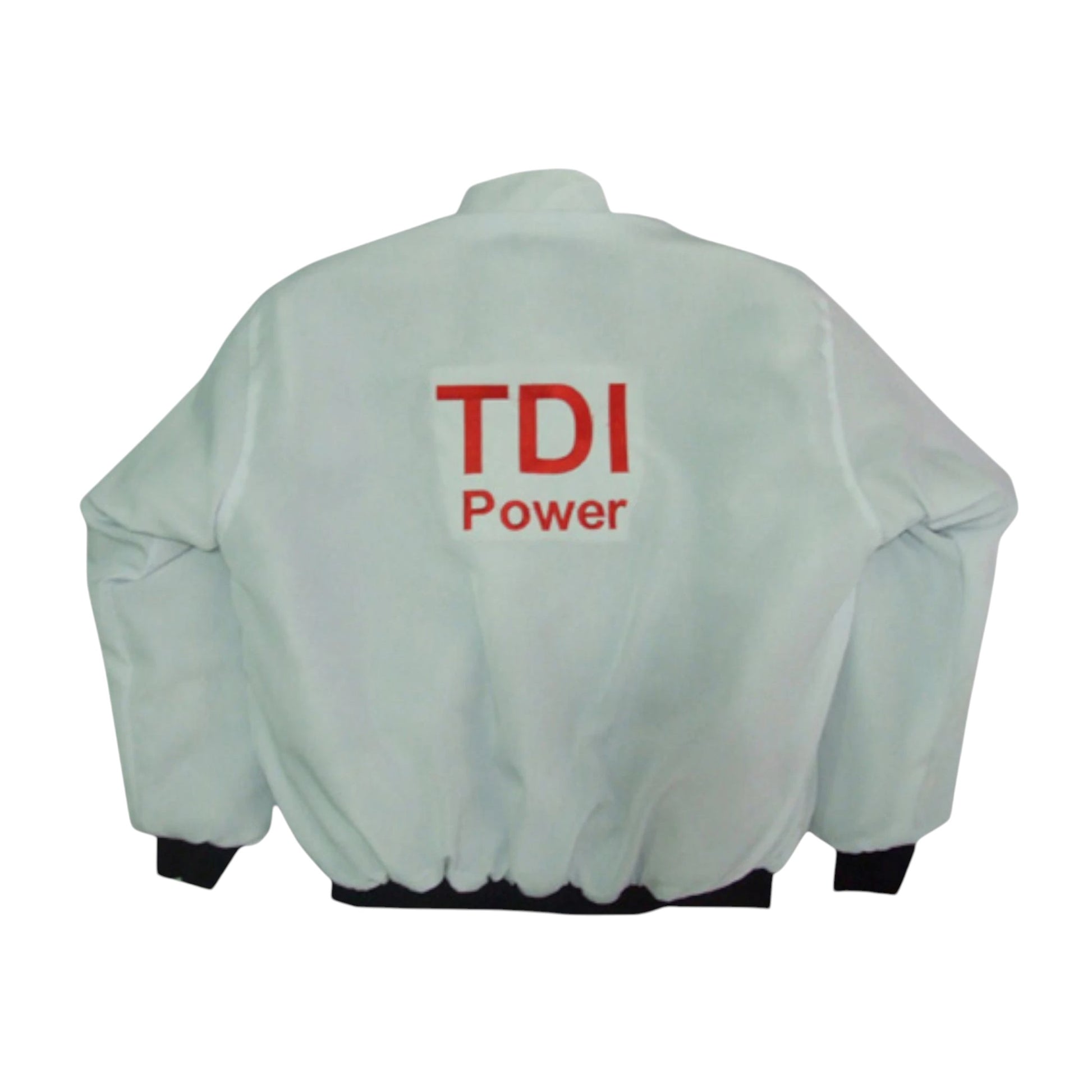 Audi TDI Vintage Racing Jacket Red White Back Design