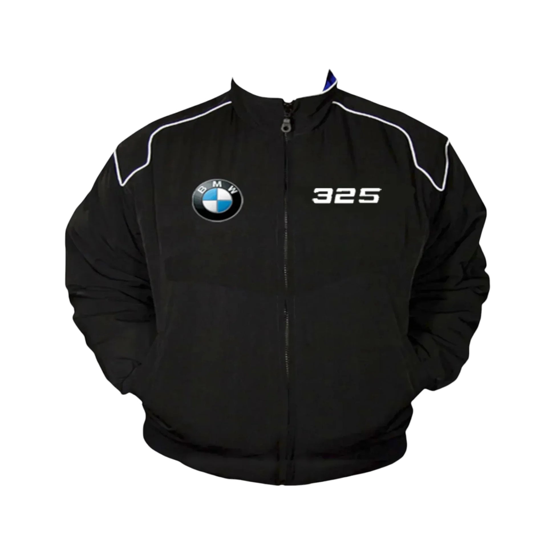 BMW 325 Vintage Racing Jacket Black Motorsport Style