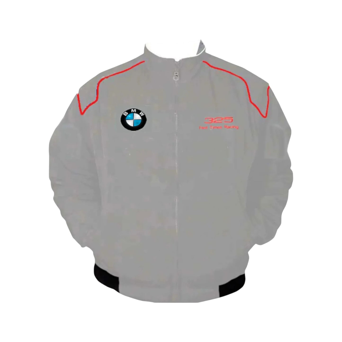 BMW 325 Vintage Racing Jacket Light Gray Motorsport