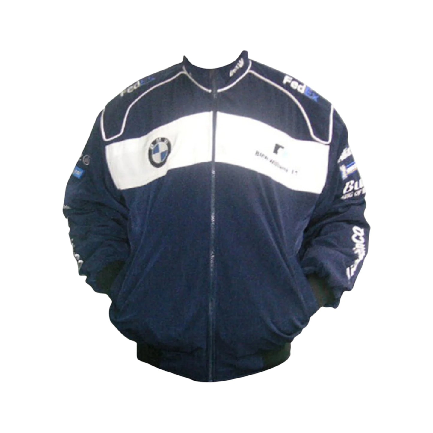 BMW F1 Sauber Vintage Racing Jacket Dark Blue White