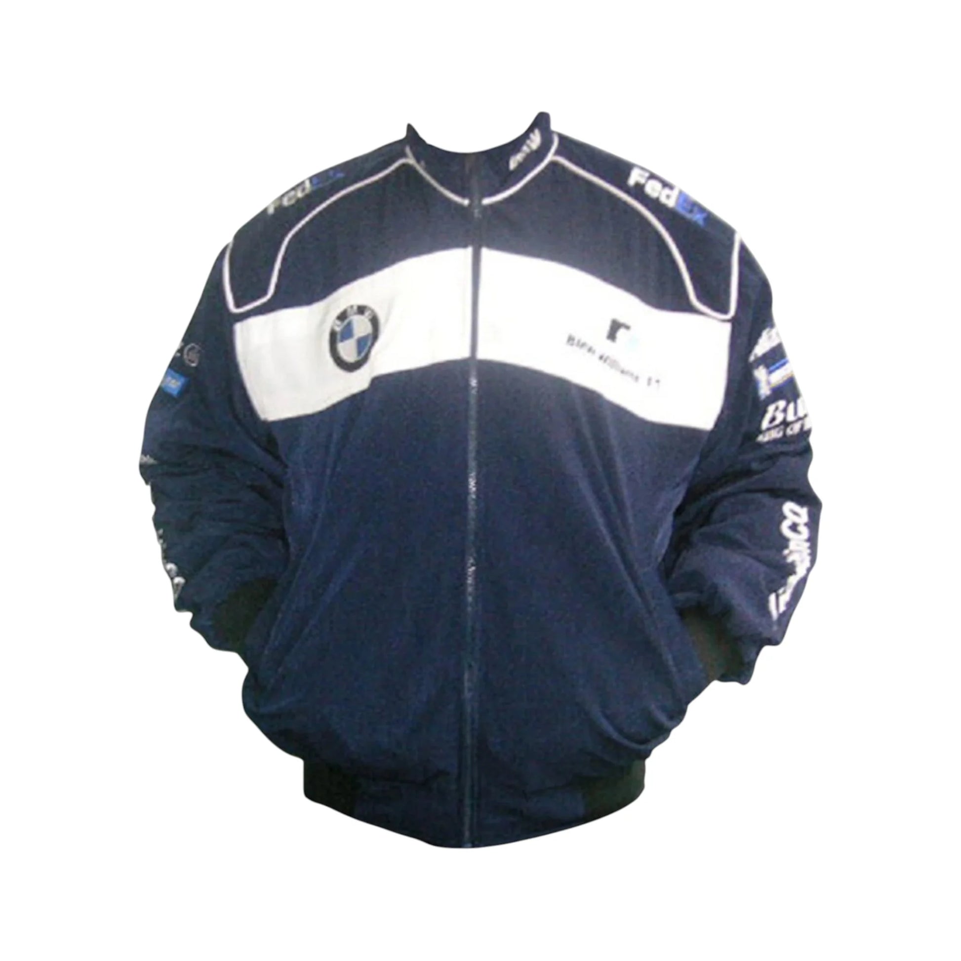 BMW F1 Sauber Vintage Racing Jacket Dark Blue White