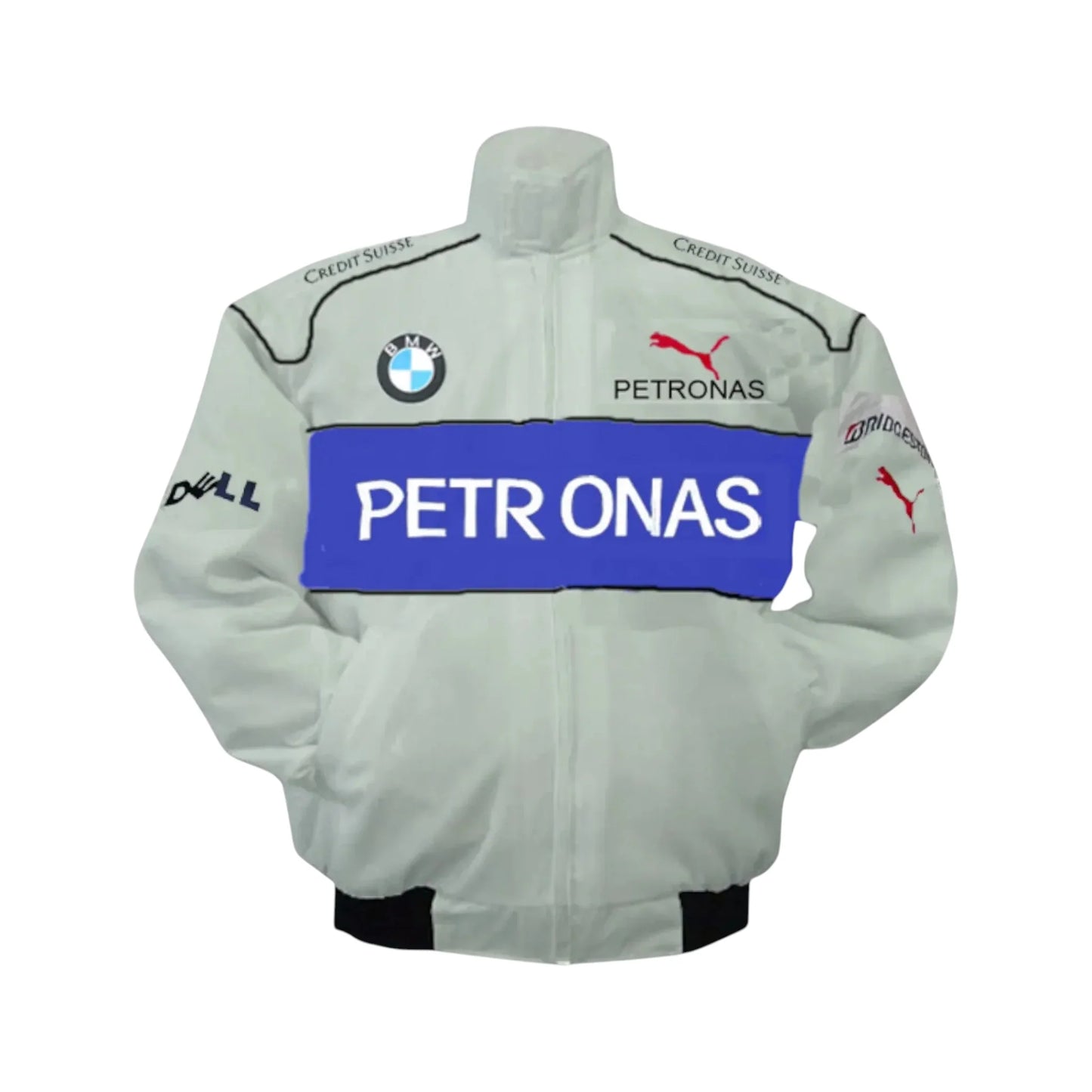 BMW F1 Sauber Vintage Racing Jacket White Royal Blue