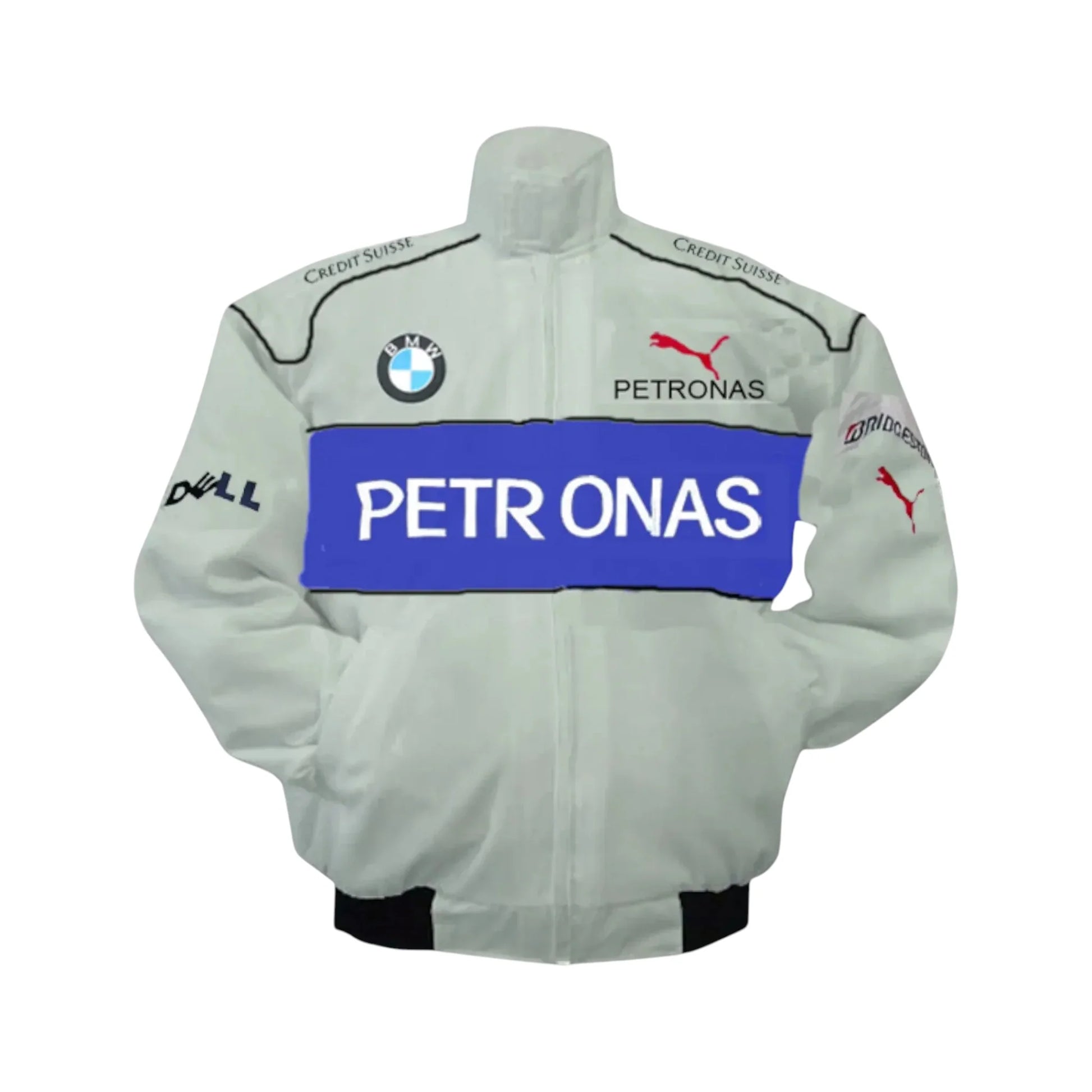 BMW F1 Sauber Vintage Racing Jacket White Royal Blue