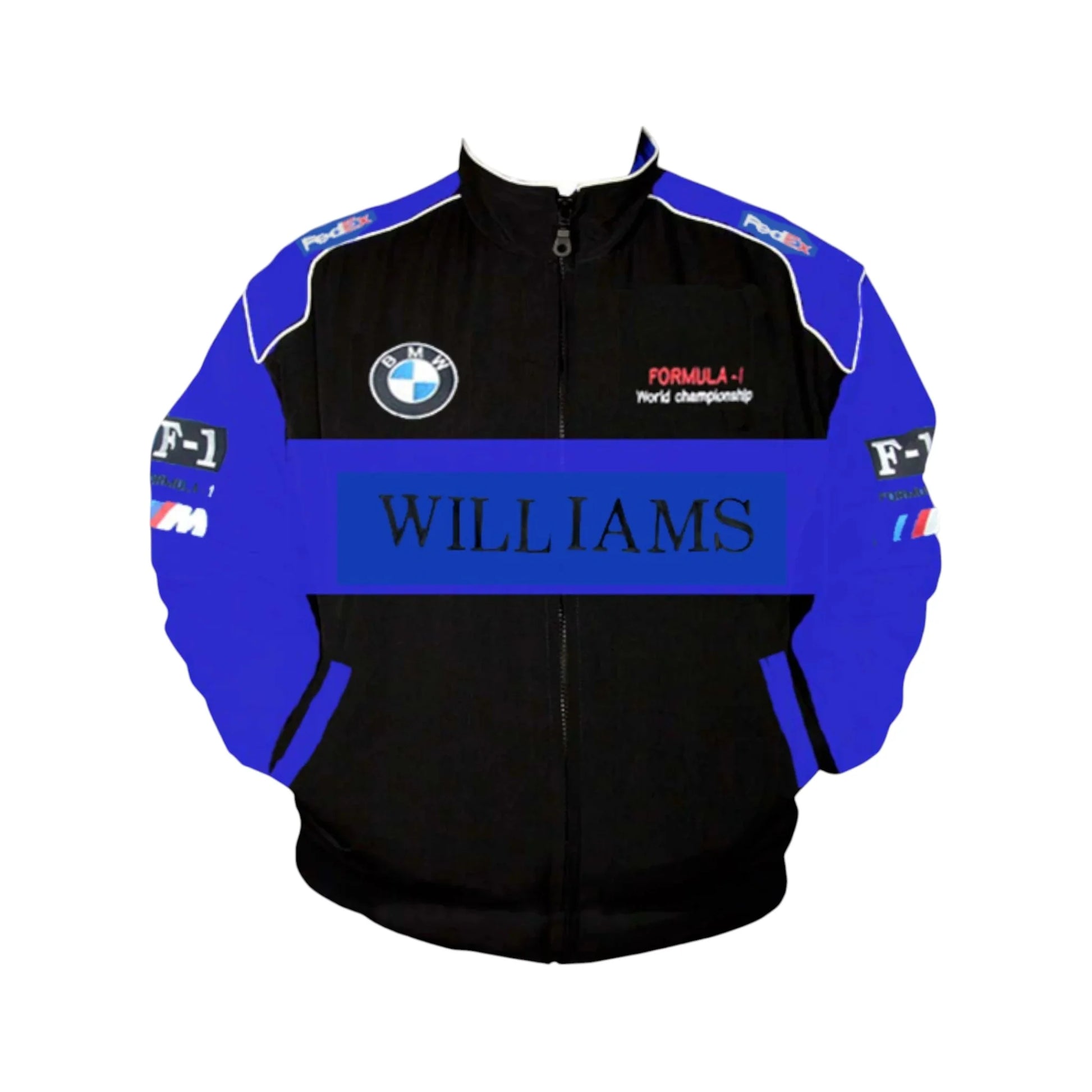 BMW F1 Williams Vintage Racing Jacket Royal Blue Black