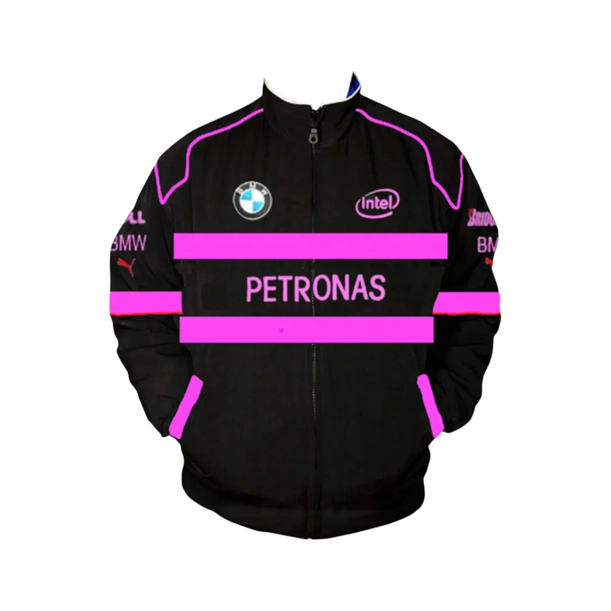 BMW Vintage Racing Jacket Petronas Black Pink