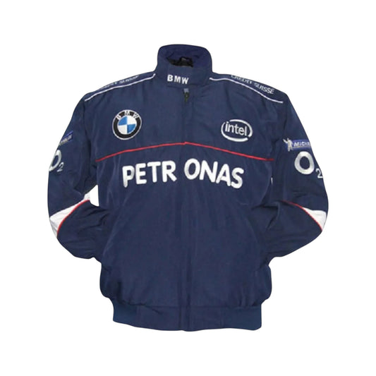 BMW Vintage Racing Jacket Petronas O2 Blue
