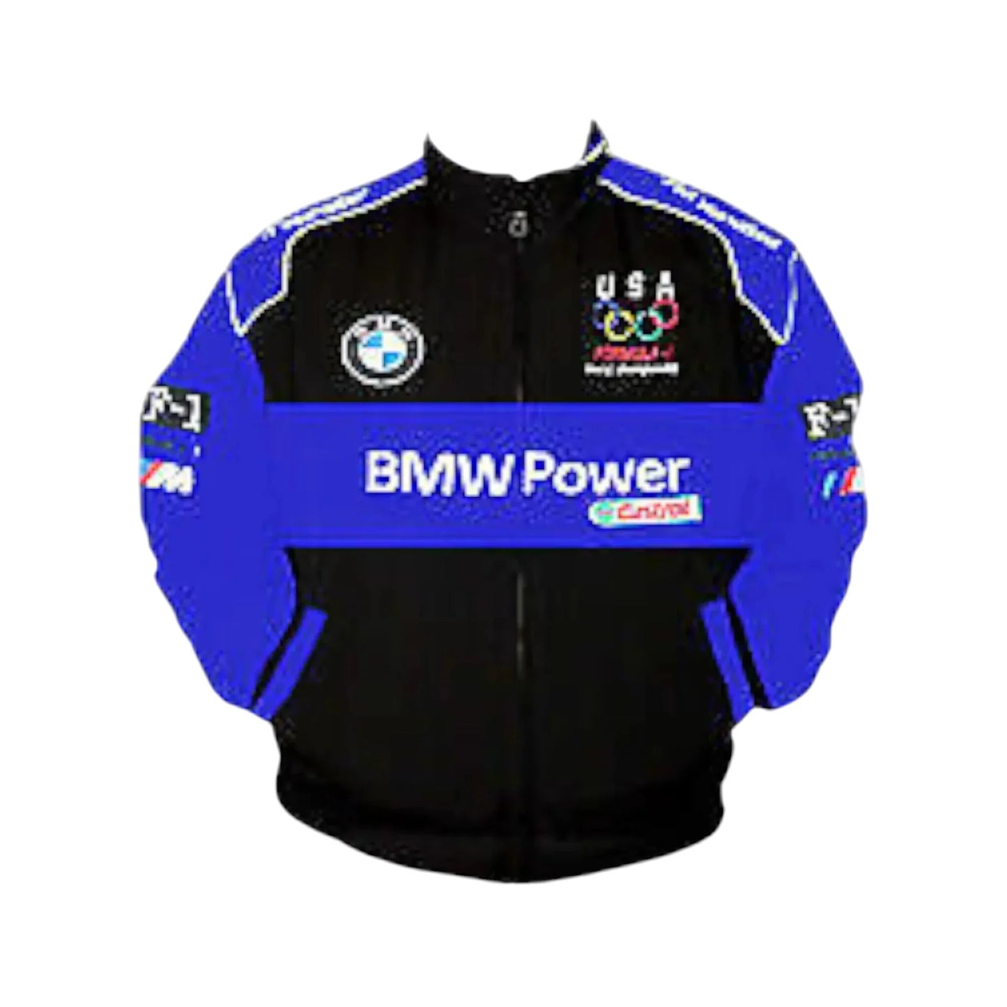 BMW Vintage Racing Jacket Power Royal Blue Black
