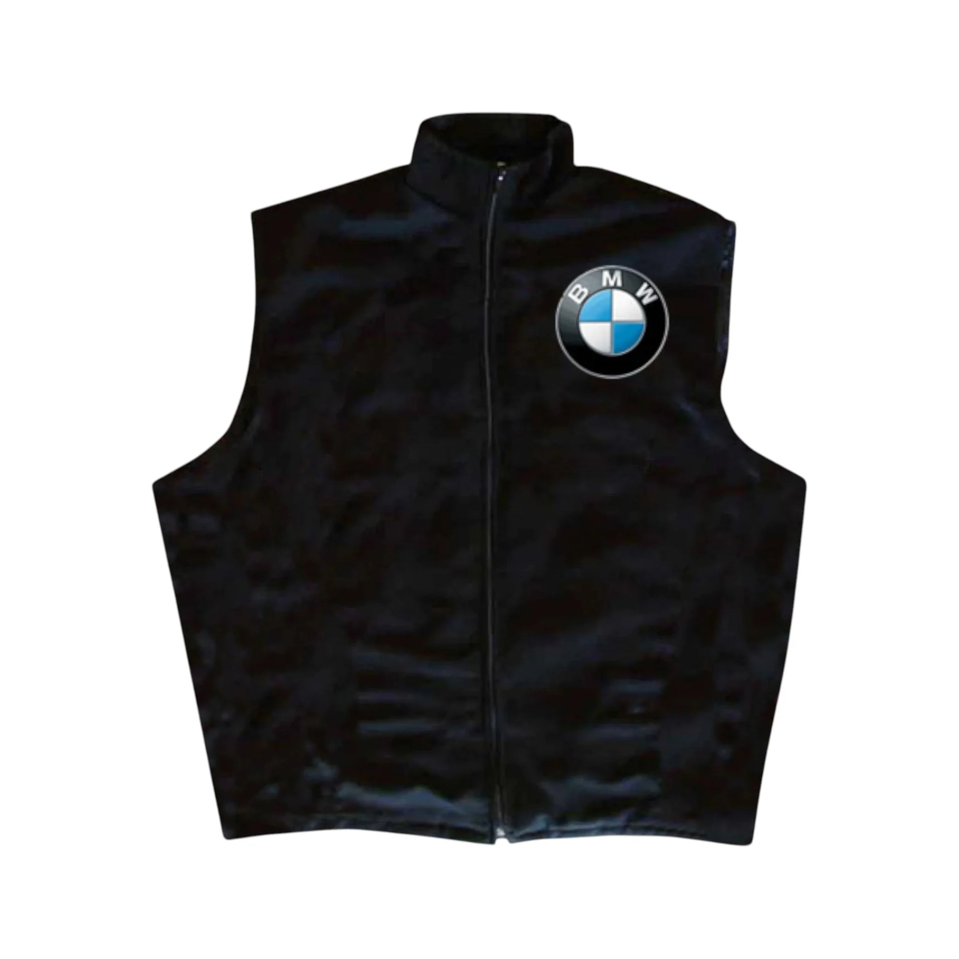 BMW Vintage Racing Vest Black Motorsport Style