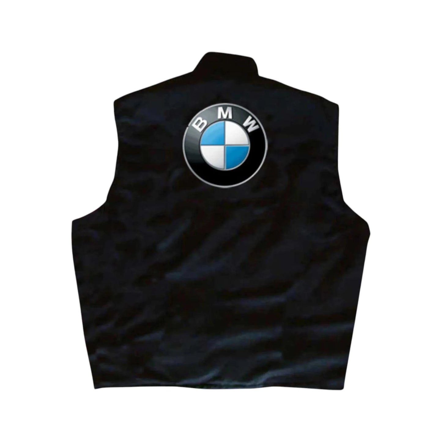 BMW Vintage Racing Vest Black Motorsport Style