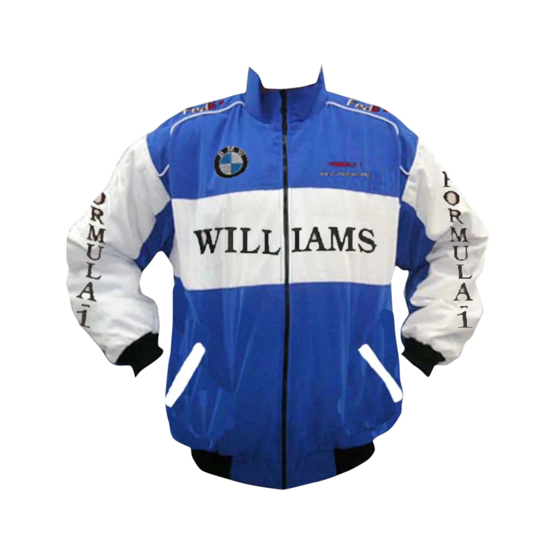 BMW Williams F1 Vintage Racing Jacket Blue White