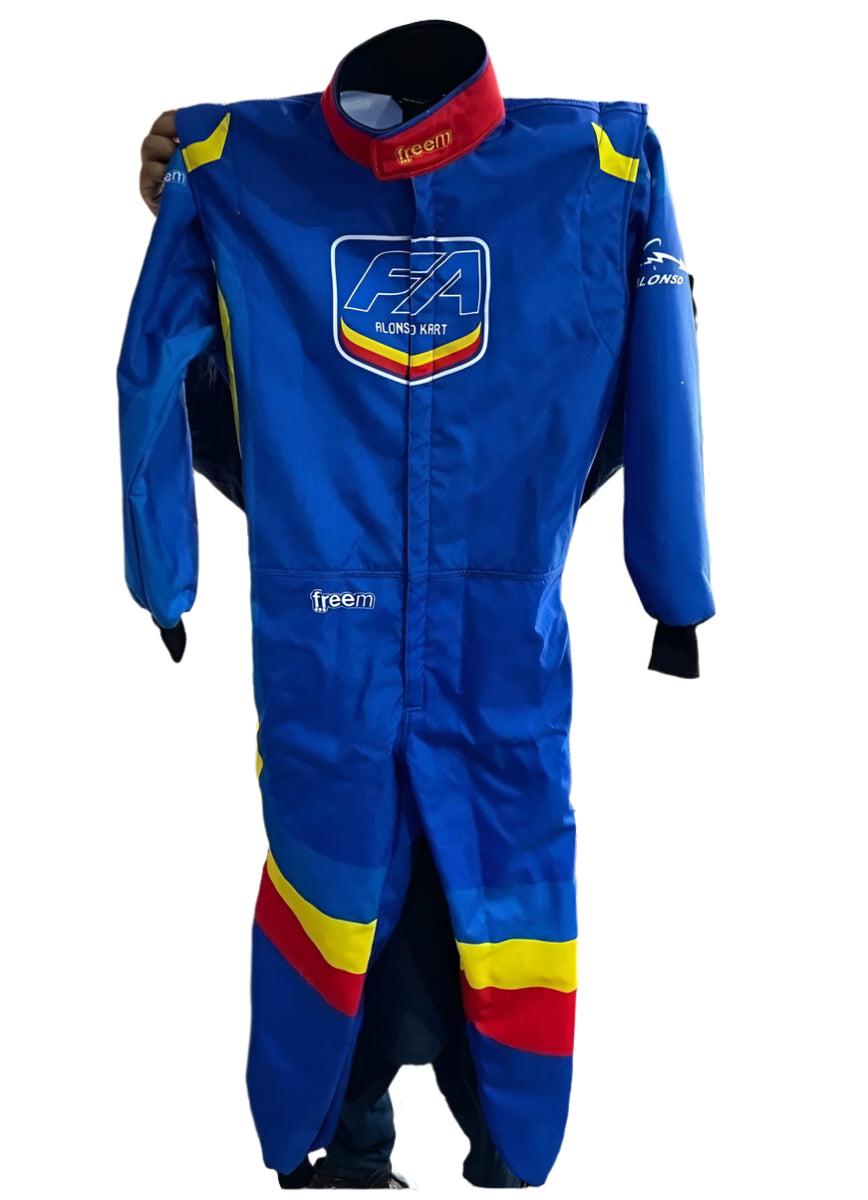 Blue FA-Style Kart Racing Suit | Custom Motorsport SpeedLine Racewear