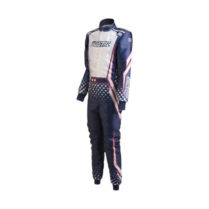 Breathable fabric Kosmic kart racing suit