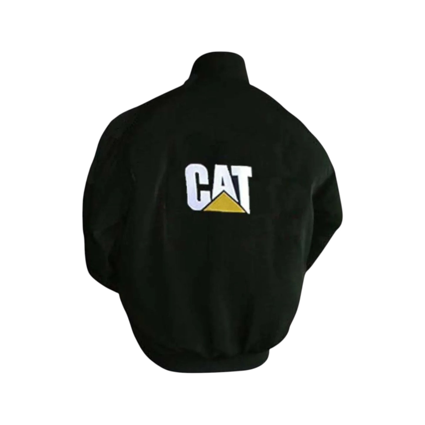CAT Black Vintage Racing Jacket – Industrial Style
