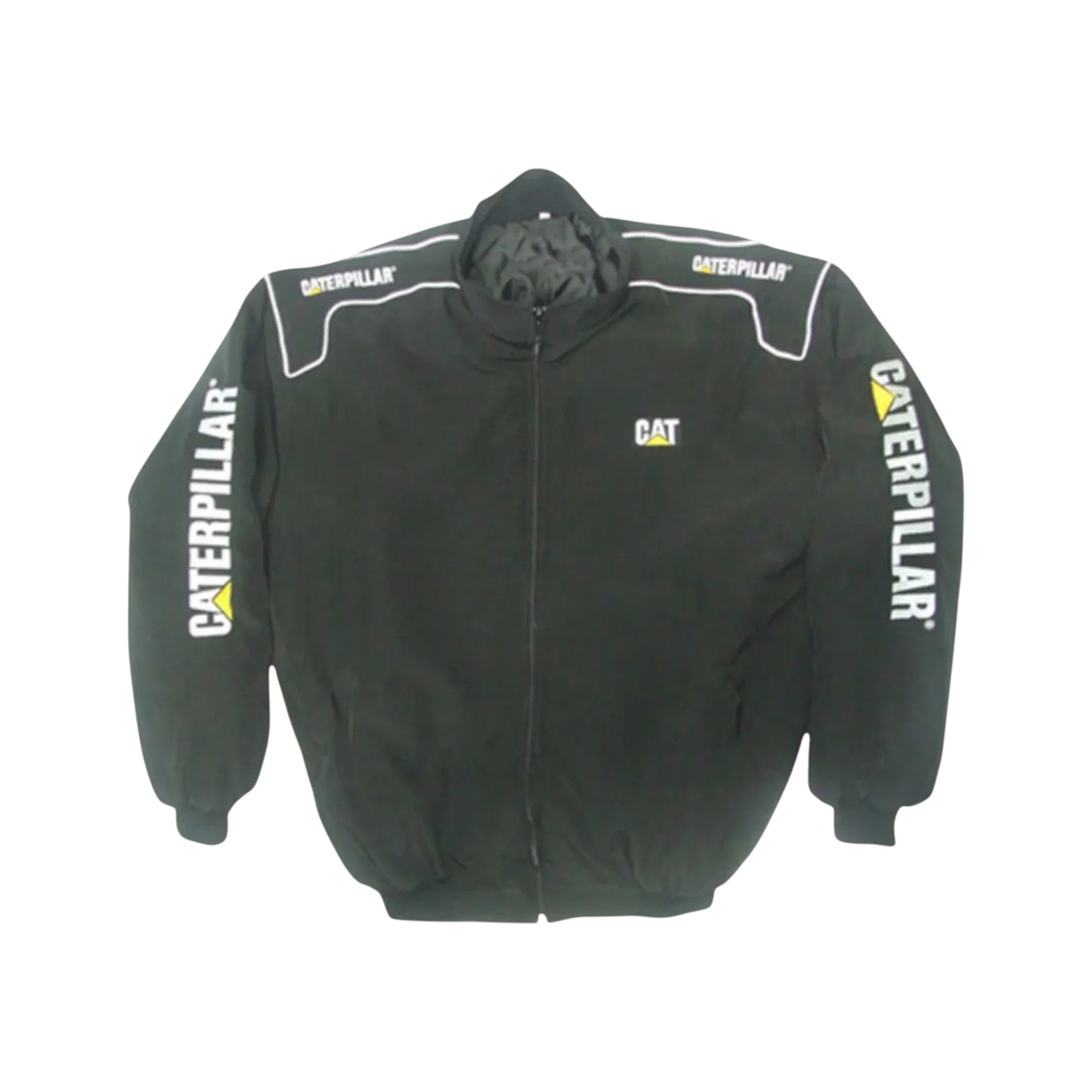 CAT Caterpillar Black Vintage Racing Jacket