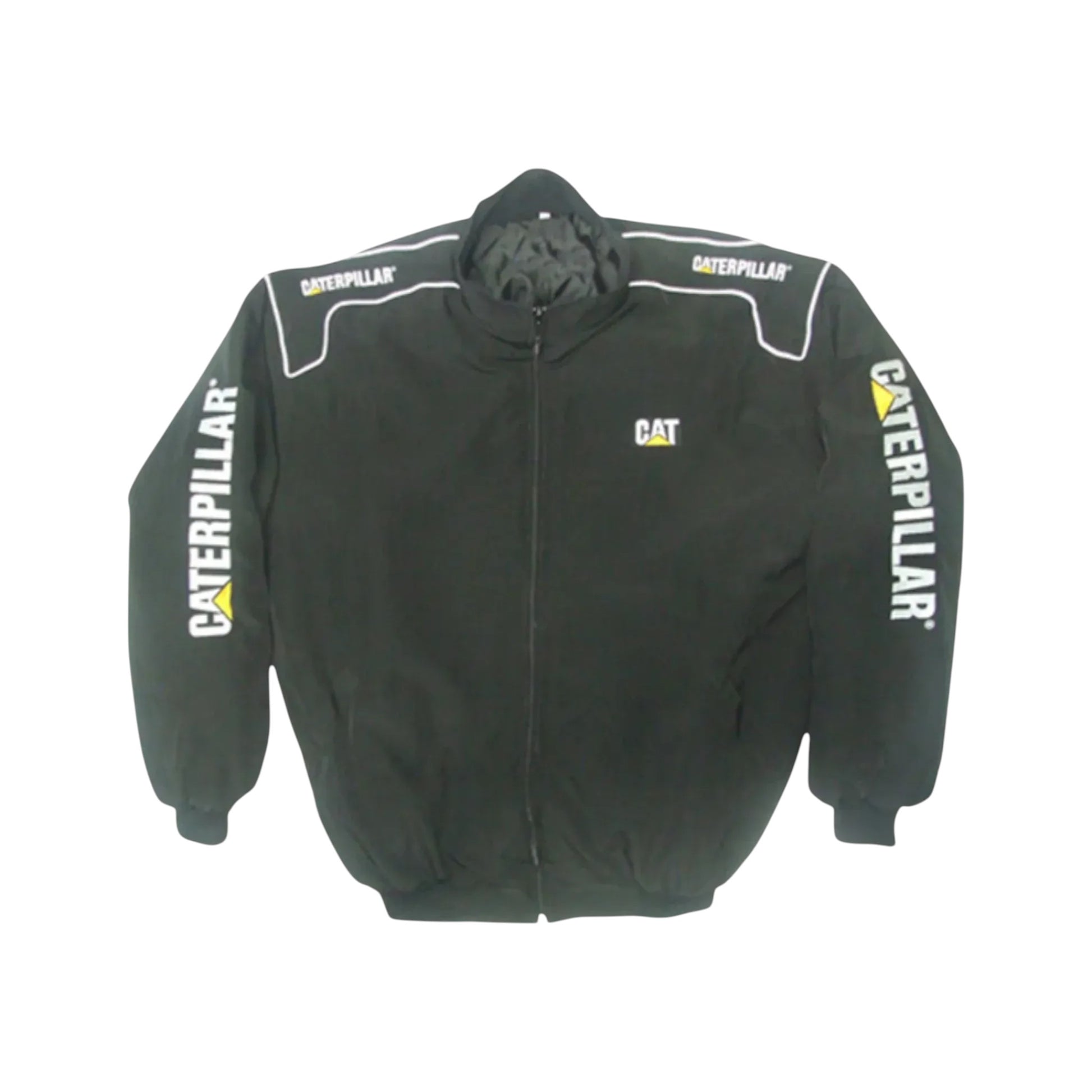 CAT Caterpillar Black Vintage Racing Jacket