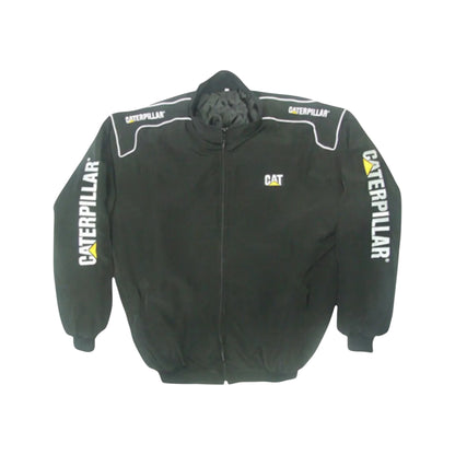 CAT Caterpillar Black Vintage Racing Jacket