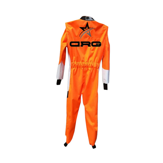 CRG sublimation printed kart suit back view