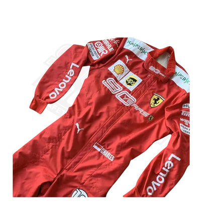 Charles Leclerc 2019 Ferrari 90 Years F1 race suit front
