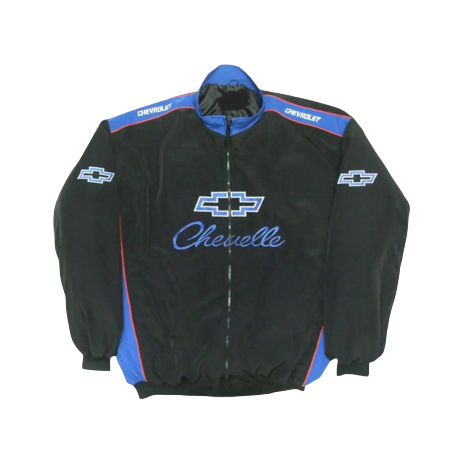 Chevelle Blue Black Vintage Racing Jacket