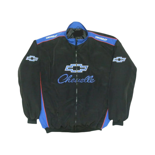 Chevelle Blue Black Vintage Racing Jacket