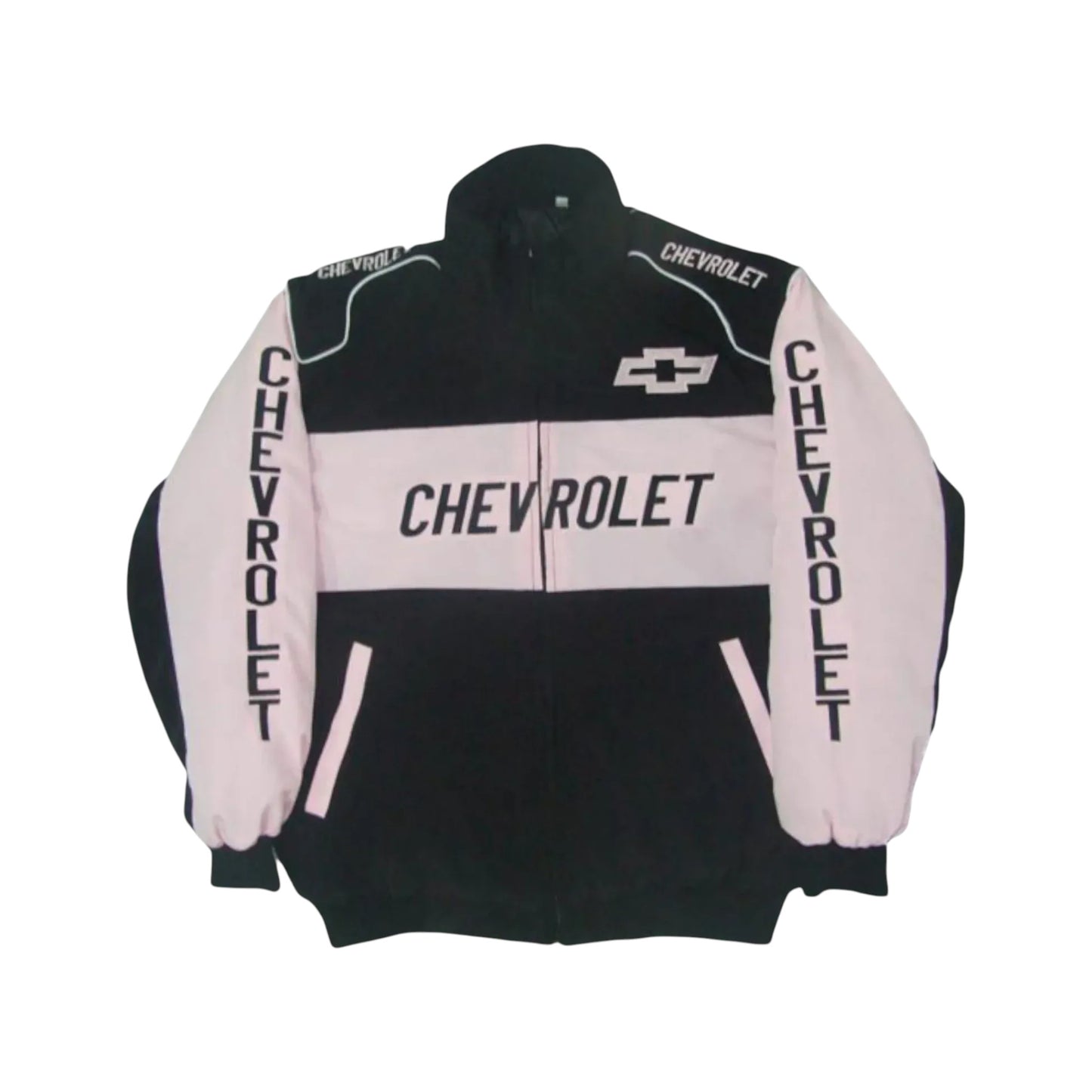 Chevrolet Black & Pink Vintage Racing Jacket