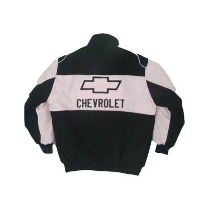 Chevrolet Black & Pink Vintage Racing Jacket