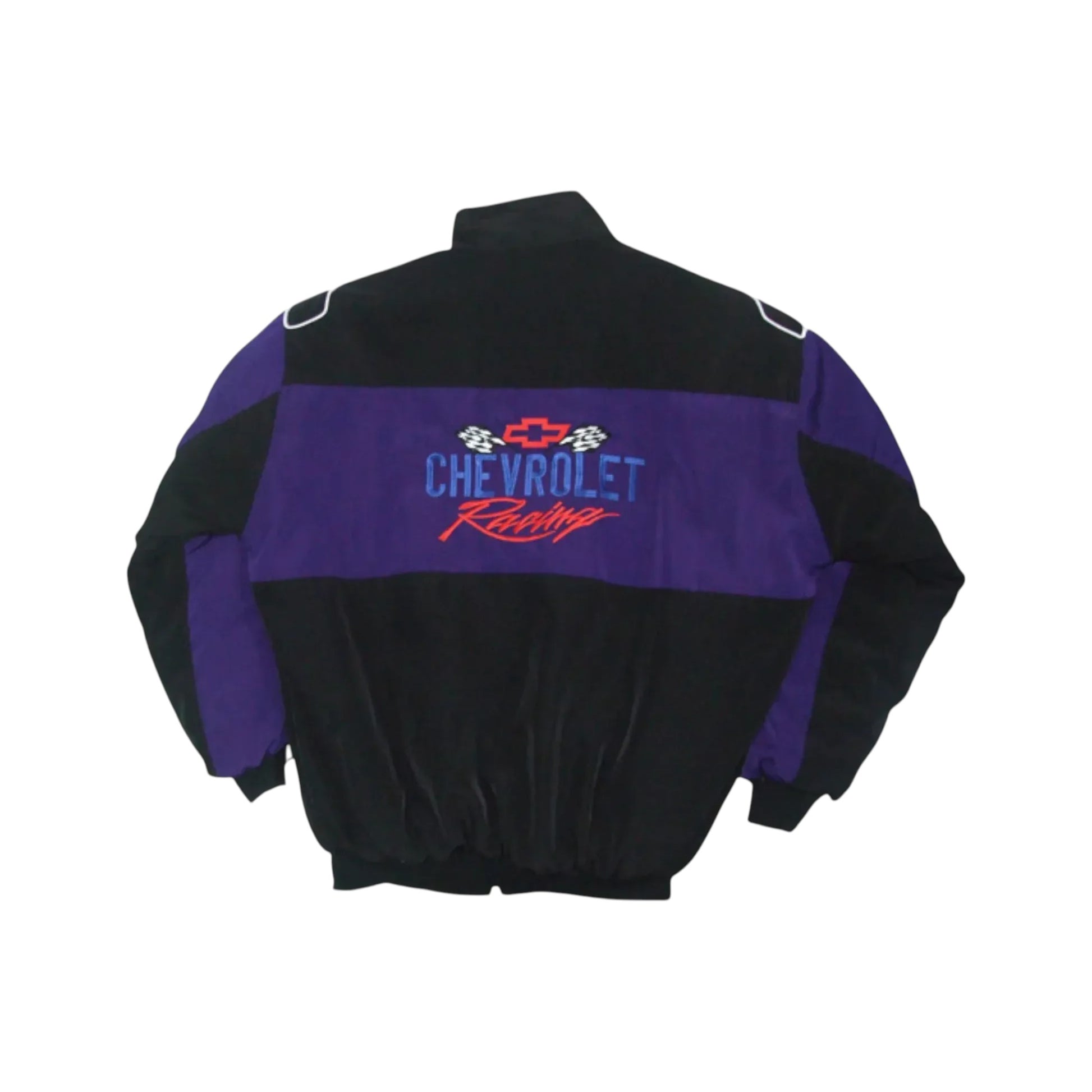 Chevrolet Black & Purple Vintage Racing Jacket