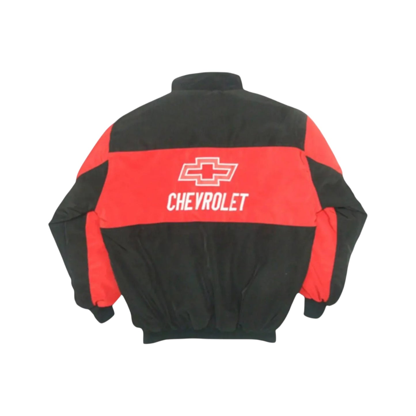 Chevrolet Black & Red Vintage Racing Jacket