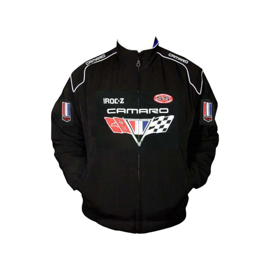 Chevrolet Camaro Black Racing Vintage Jacket