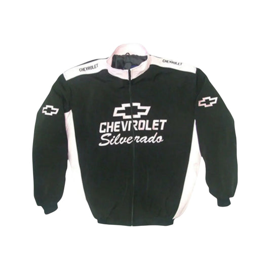 Chevrolet Silverado Black & Pink Racing Jacket