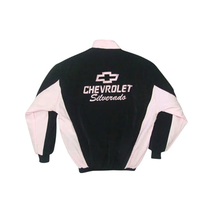 Chevrolet Silverado Black & Pink Racing Jacket