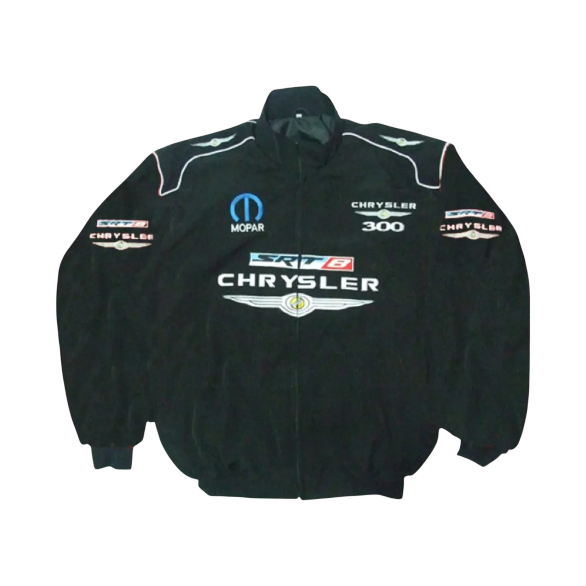 Chevy Chevrolet Black Vintage Racing Jacket