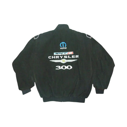 Chevy Chevrolet Black Vintage Racing Jacket