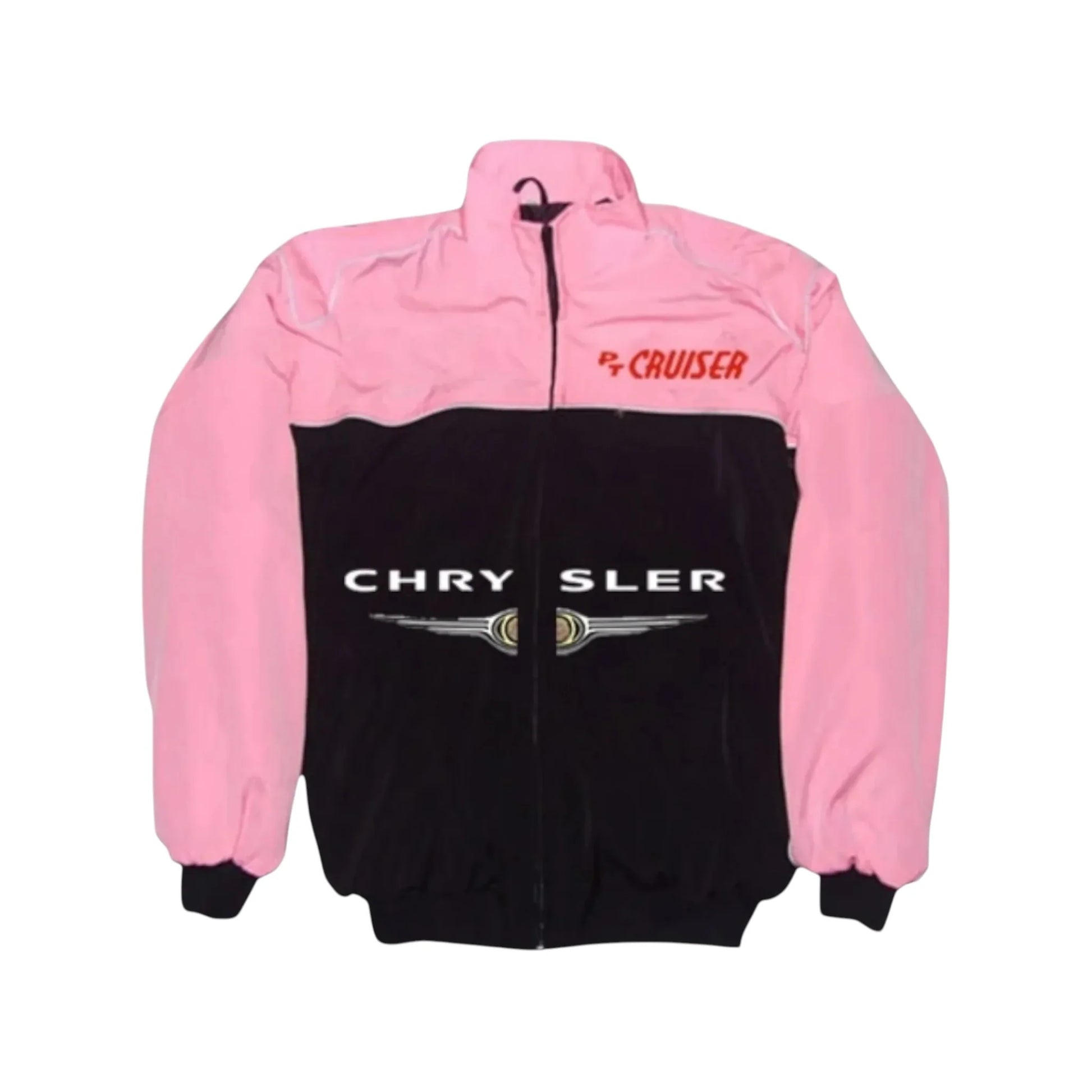 Chrysler PT Cruiser Light Pink & Black Racing Jacket – Retro Edition
