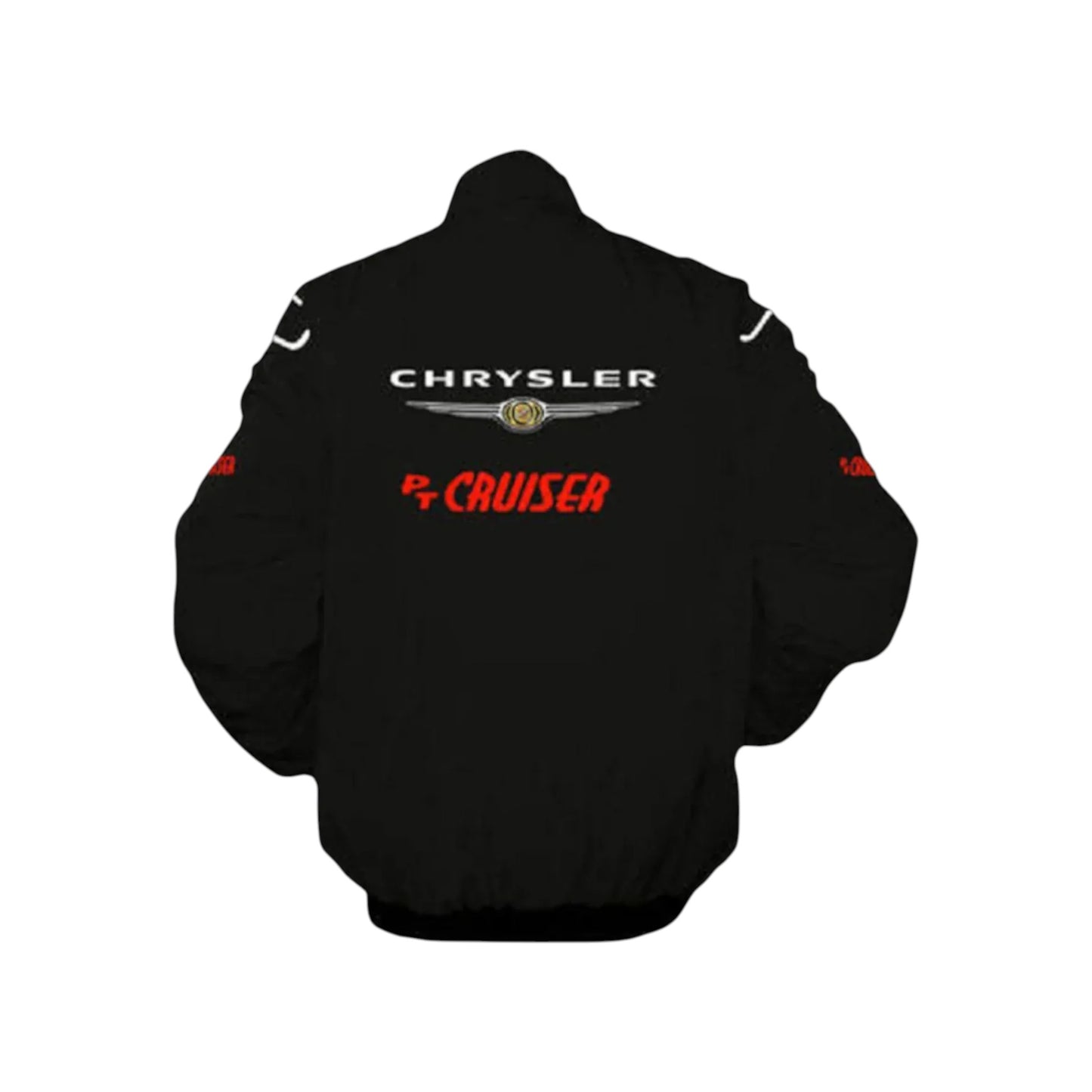 Chrysler PT Cruiser Retro Black Vintage Racing Jacket