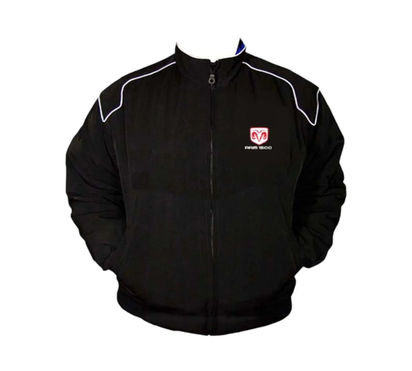 Dodge Ram 1500 Black Vintage Racing Jacket Truck Pro